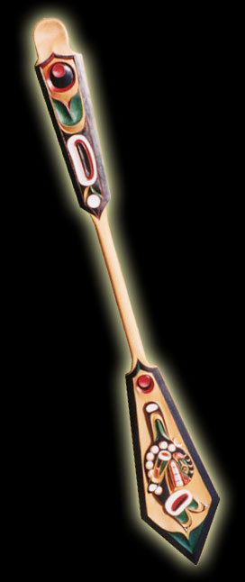 Click for an enlargement of the paddle blade