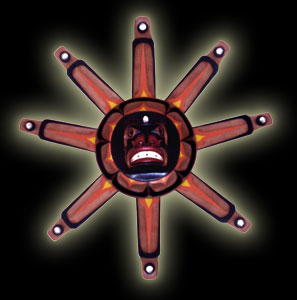 Native Indian Art - Sun Mask