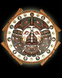 Native Indian Art - Moon Mask