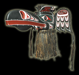 Native Indian Art - Ceremonial Transformation Masks - Thunderbird