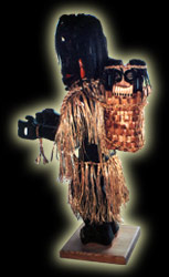 Welcom Totem Pole Figure - Native Indian Art 
