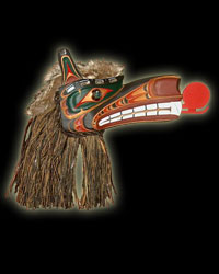 Native Indian Art - Wolf Mask